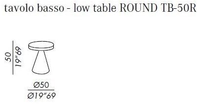 Meridiani Садовый столик круглый ductal® sun-id-1416080 - Вид №1
