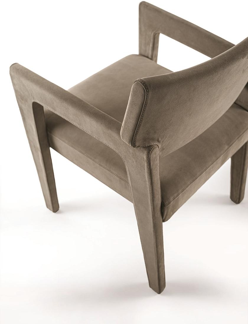 Longhi Мягкое кожаное кресло с подлокотниками Loveluxe 2020 – sartoria collection U 179 - Вид №3