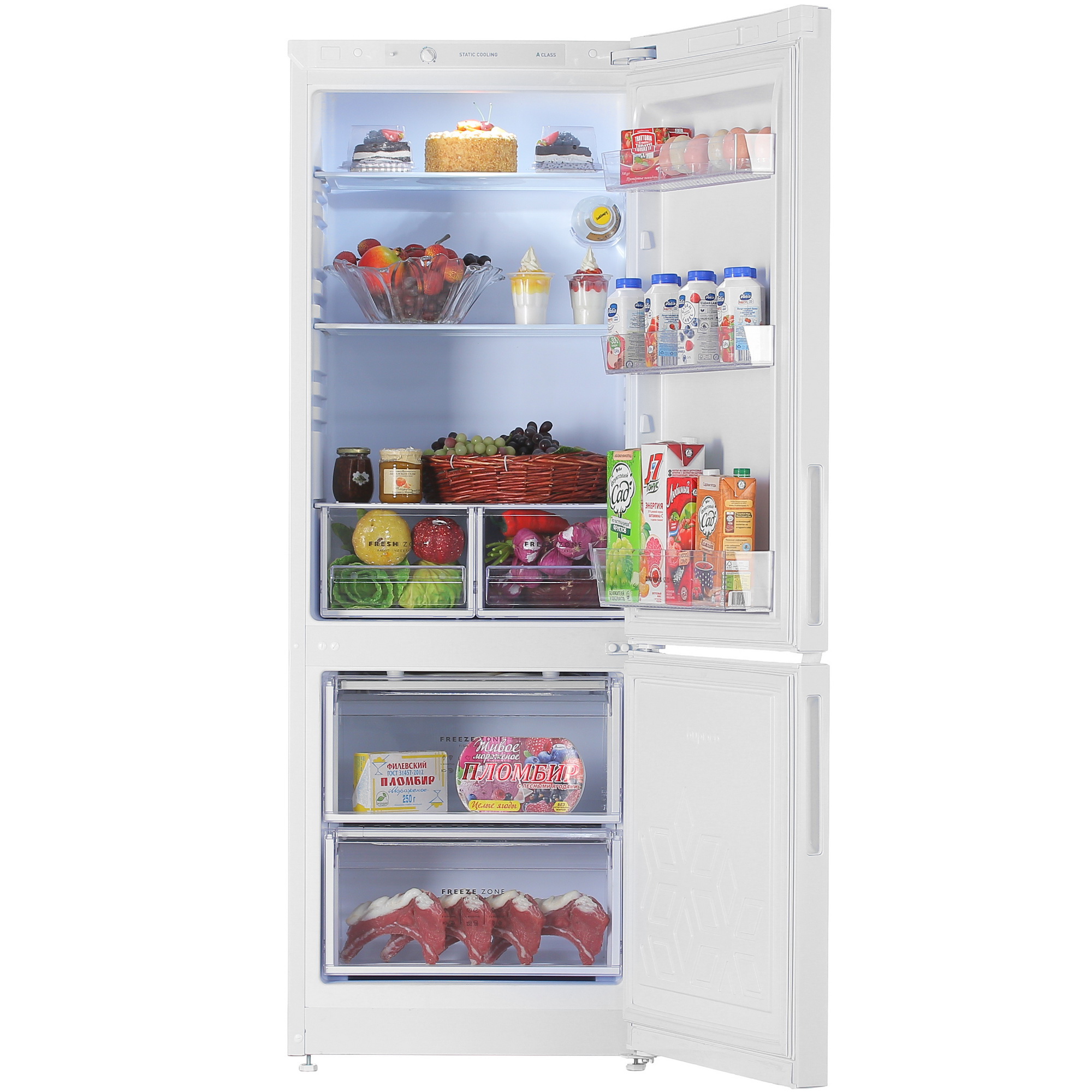 5348105 Холодильник с морозильником   Бирюса 6034 белый STDN-0114198 - Вид №5