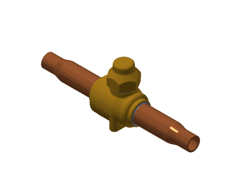 Danfoss GBCH — Запорные шаровые краны для CO2 90 бар GBC 10s H Кран запорный шаровой 009L7582  - Вид №5