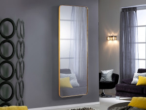 091262 Зеркало прямоугольное 65X180 золото Schuller Orio