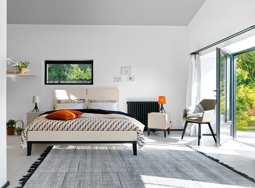 GAUTIER Двуспальная кровать из меламина Intense 1b42103 - Вид №1