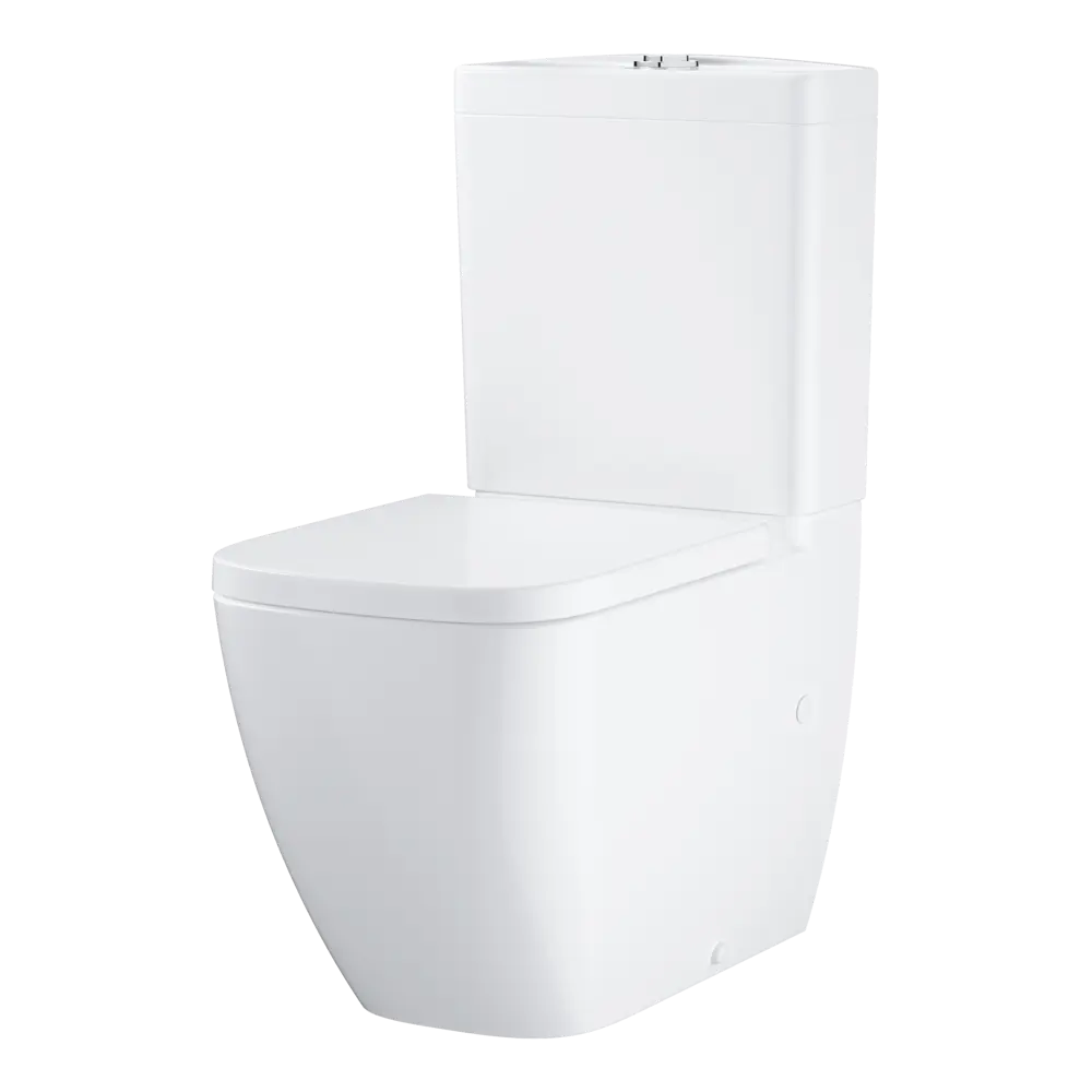 Унитаз-компакт Grohe Clova Ceramic горизонтальный выпуск двойной слив 83247240 STLM-2064507 - Вид №3