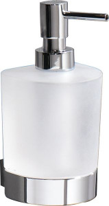 5581(13) Gedy G-Kent, настенный стеклянный дозатор, цвет хром