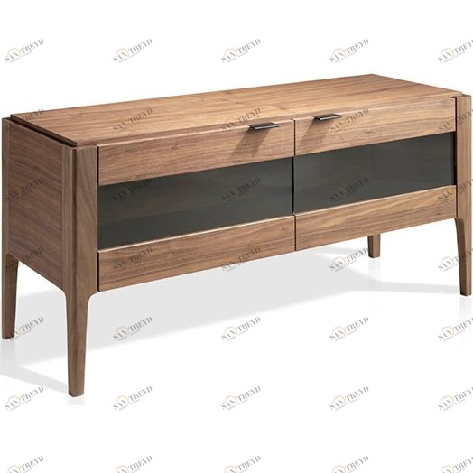 Тумба под телевизор коричневая Confort от Angel Cerda орех ANGEL CERDA  148690 Коричневый 