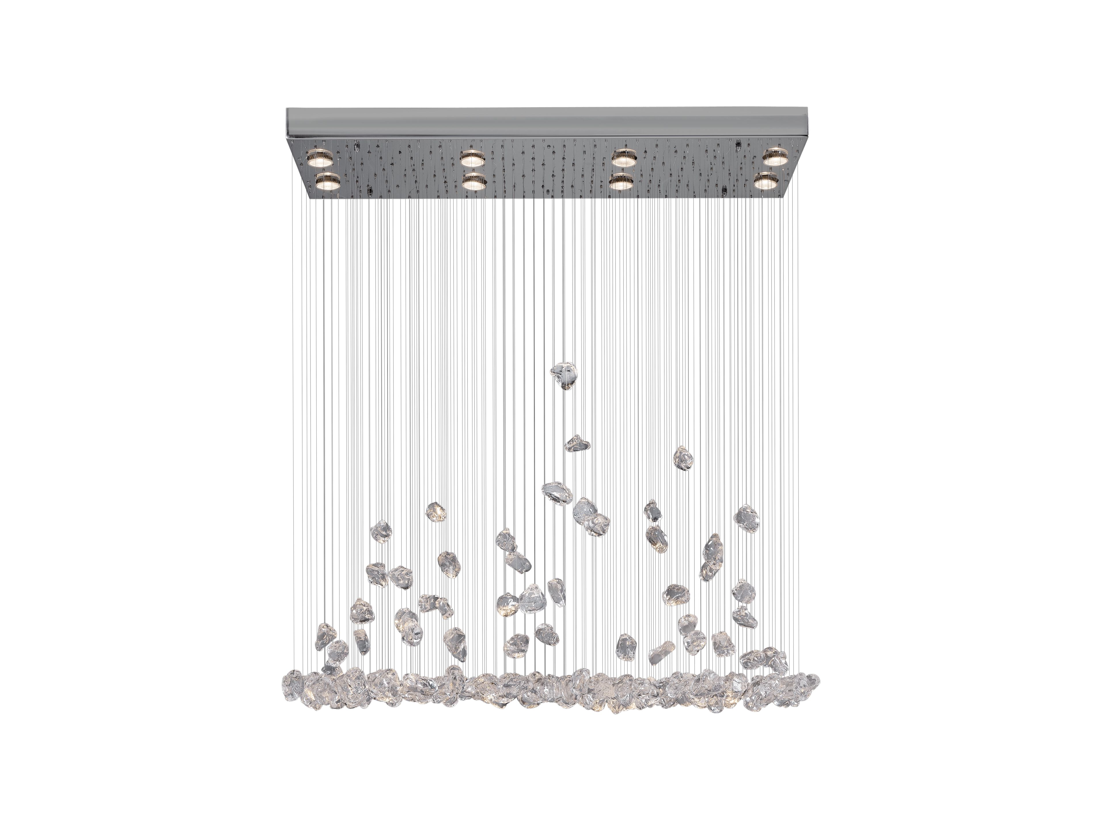 Подвесной светильник из нержавеющей стали и стекла K-Lighting STONES ARCH-00103453