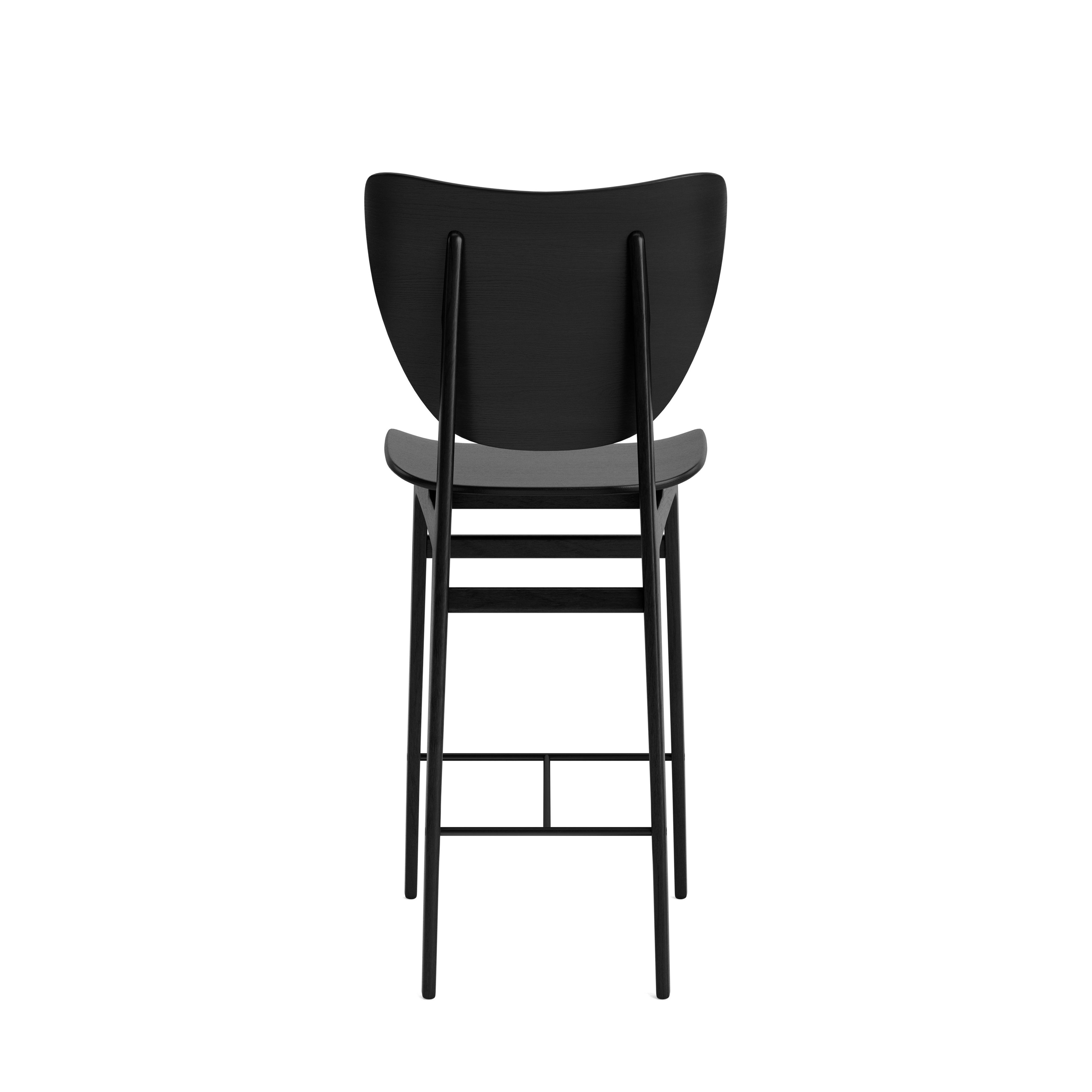 Высокий дубовый стул с подставкой для ног NORR11 ELEPHANT BAR ARCH-00069420 - Вид №8