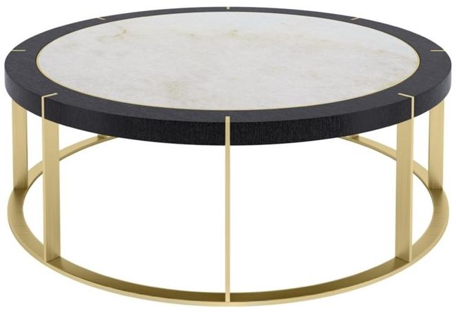 FRATO Низкий стол из камня и латуни  Ffu080018aad  - Вид №1