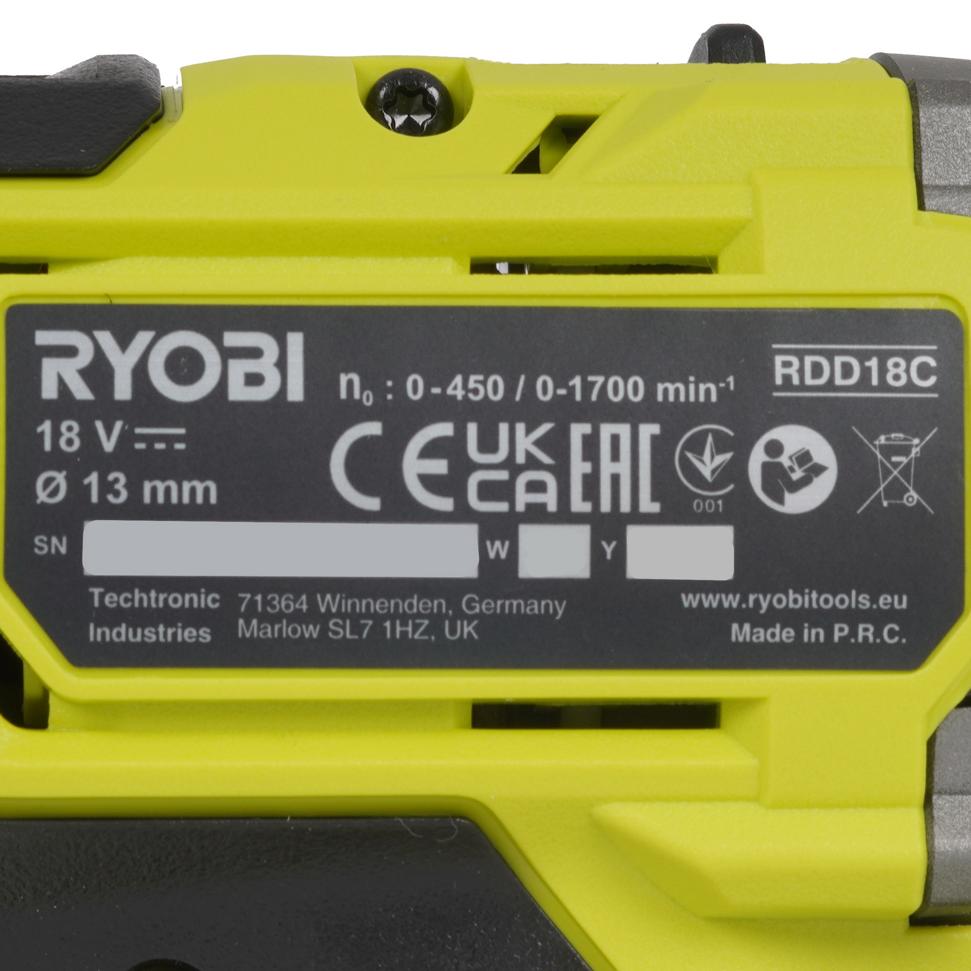 Дрель-шуруповерт Ryobi ONE+ HP RDD18C-0 ONE+ 18V  , Без ЗУ, Без АКБ 5360056 STDN-0083296 - Вид №2