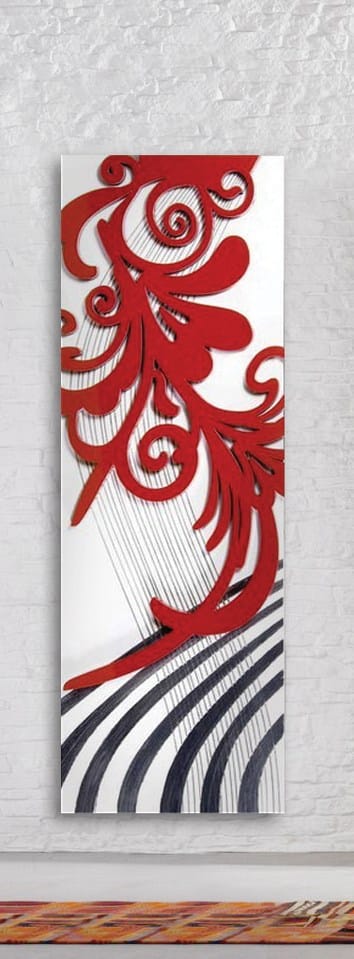 Алюминиевый полотенцесушитель Termo Design текстурная живопись ARCH-00046760 - Вид №24