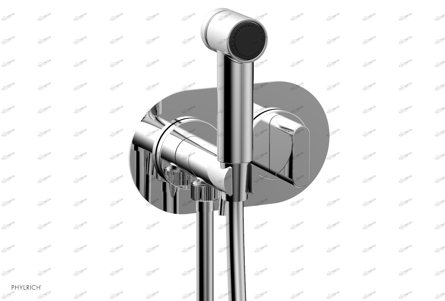 Смеситель для биде ROND Phylrich  183-64-026 Хромированный 