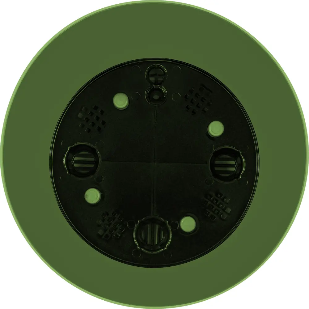 Кашпо для цветов Ingreen Vienna ø25 см h25.3 см v9 л пластик оливковый 89356171 STLM-2082744