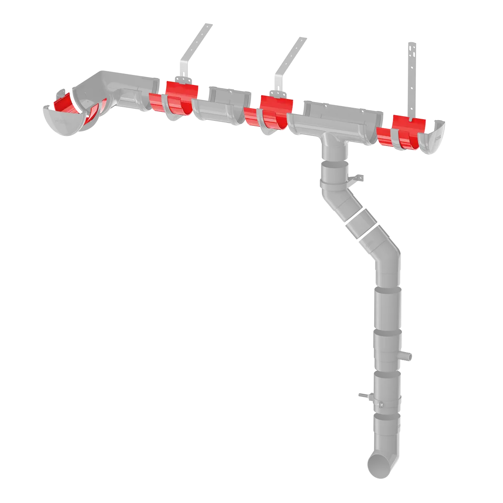 Желоб водосточный 125x3000 мм цвет белый ТЕХНОНИКОЛЬ STLM-2068446 - Вид №2