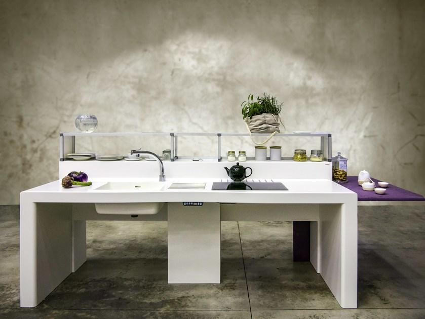 HI-MACS Кухонная столешница из hi-macs® sun-id-1355942 - Вид №30