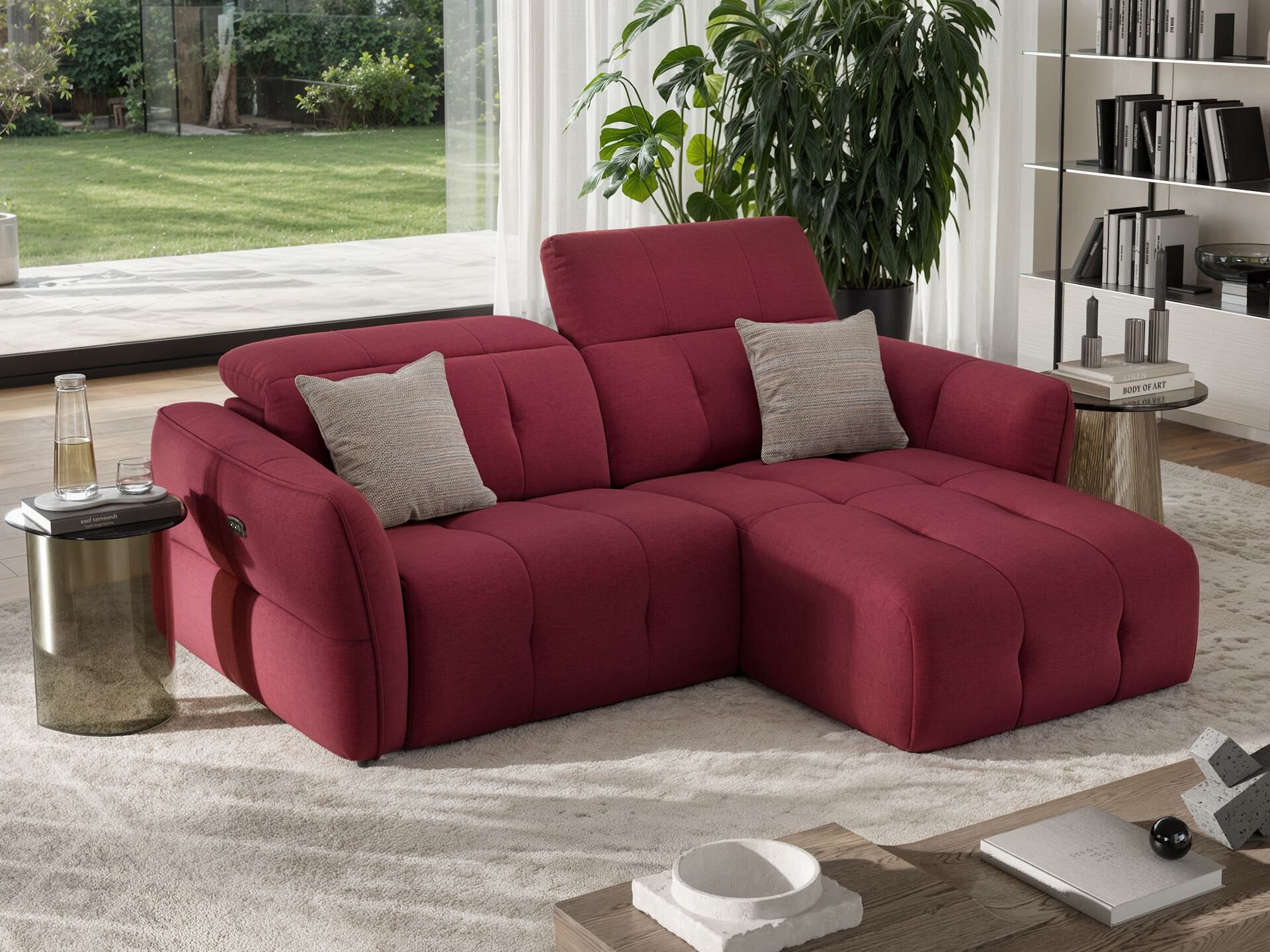 Тканевый диван с полуостровом Sofanella Maranello ARCH-00052637 - Вид №4