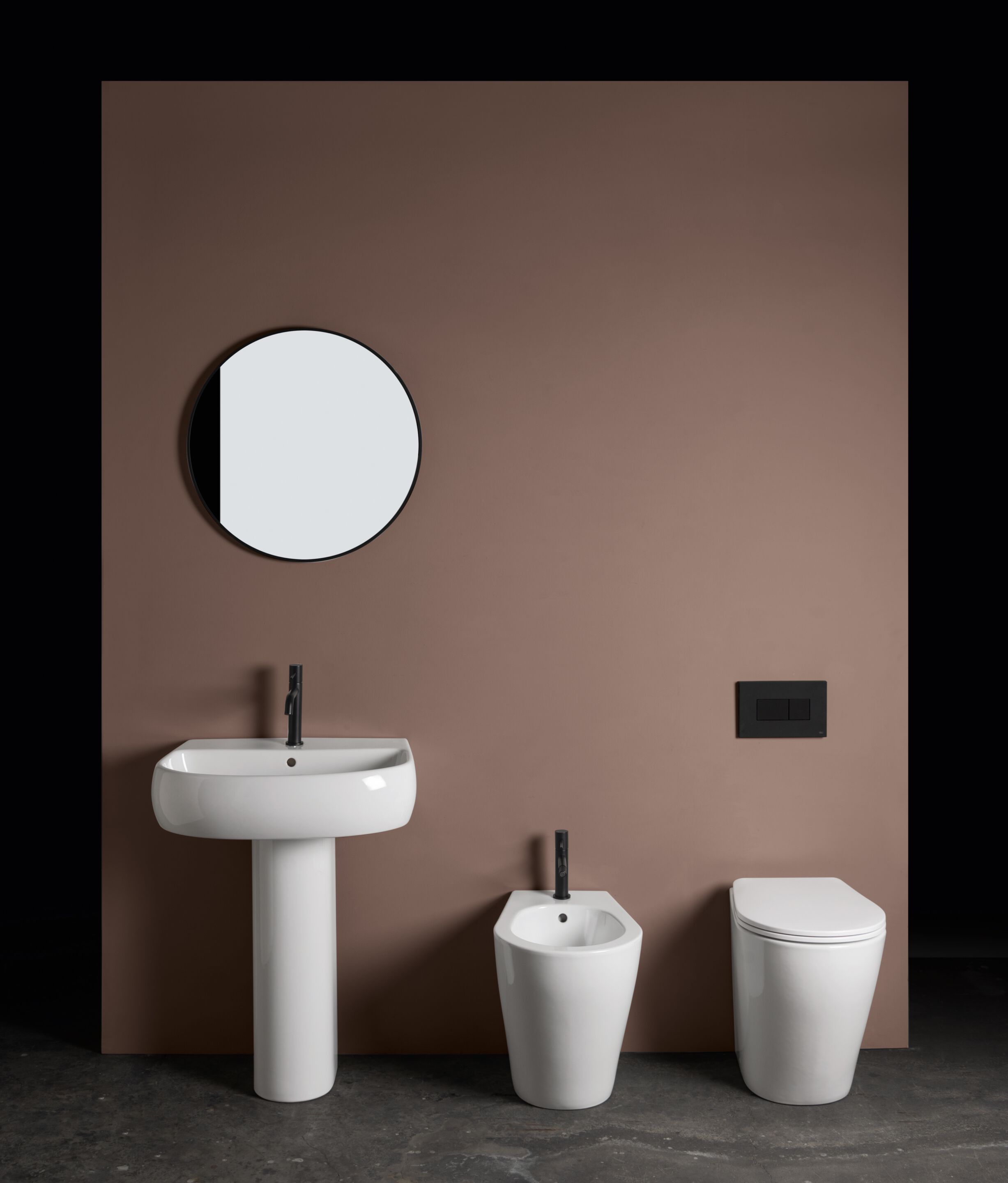 Керамическая раковина на колонне с переливом Axa Avani ARCH-00091611 - Вид №1