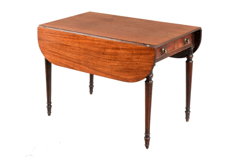 SOR27492 Стол из красного дерева Пемброк ijlbrown 