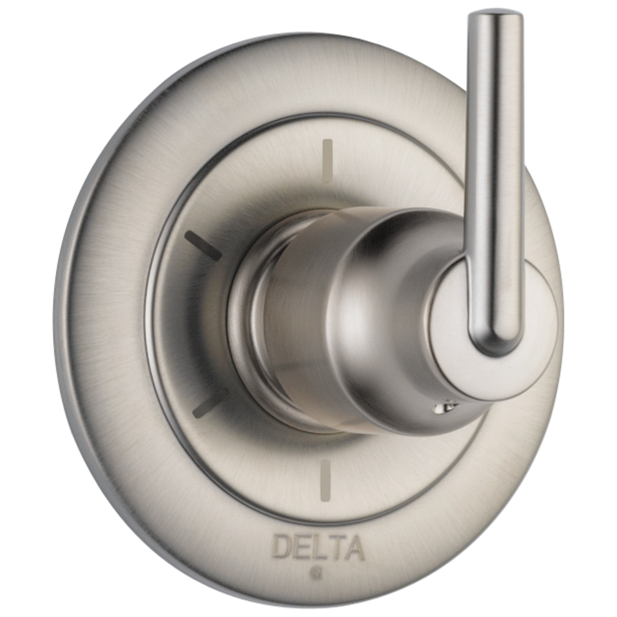 T11959-SS 3-портовая переключающая накладка с 6 позициями Delta Faucet Trinsic Нержавеющая сталь 