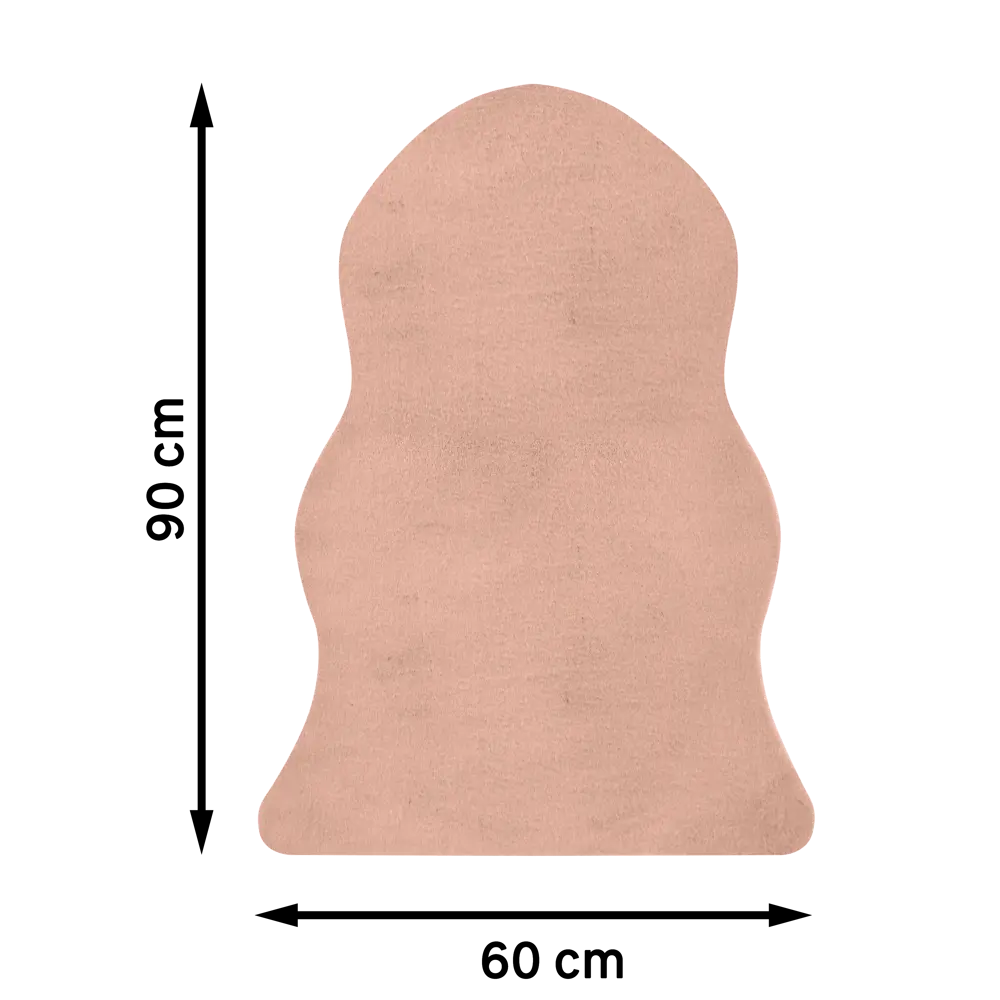 INSPIRE BIANCA — Искусственная шкура розовая 60×90 см для уютного интерьера 83235381 STLM-0039662 - Вид №7