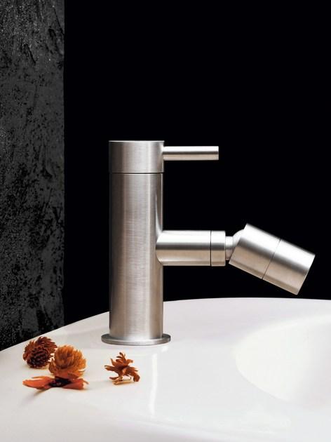 MGS Смеситель для биде из нержавеющей стали, устанавливаемый на столешницу, с регулируемым изливом Minimal sun-id-1447503 - Вид №2