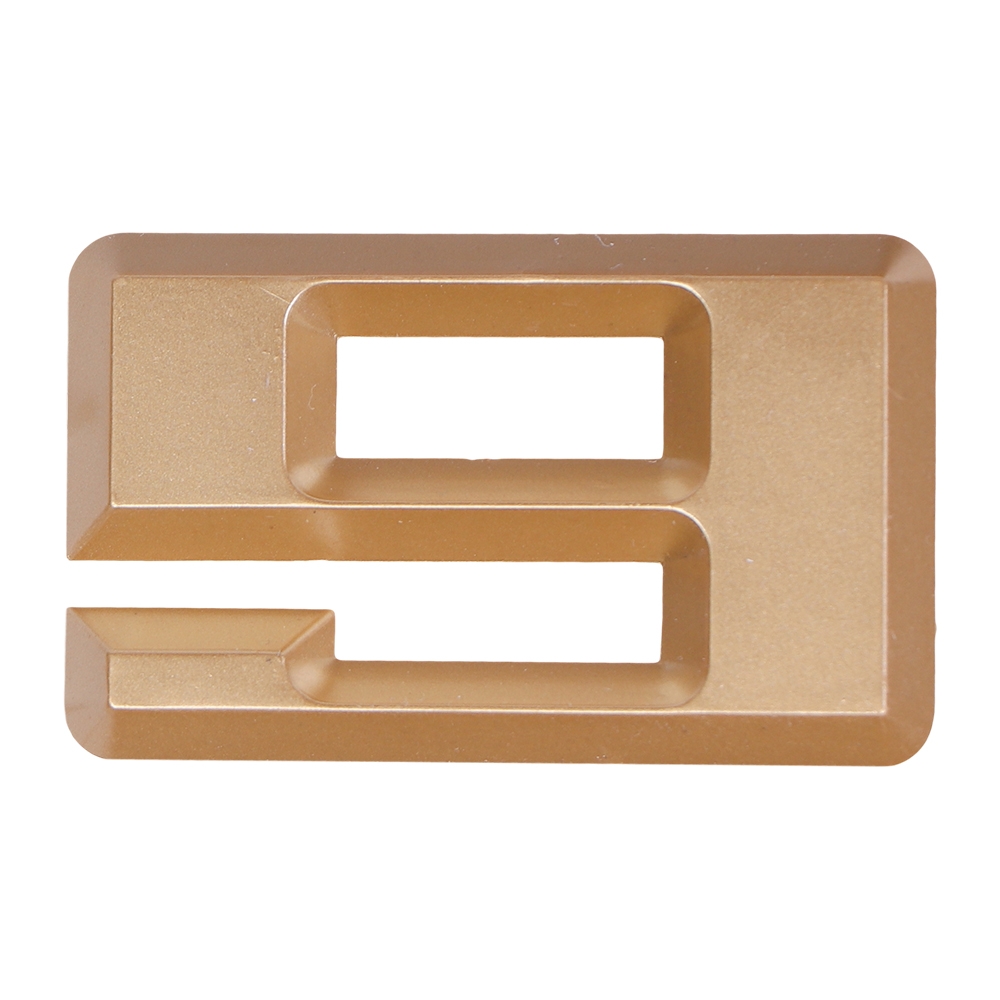 Дверной номер  «9», 37х6х60 мм, матовое золото LJPS0062 Public Steel Россия 