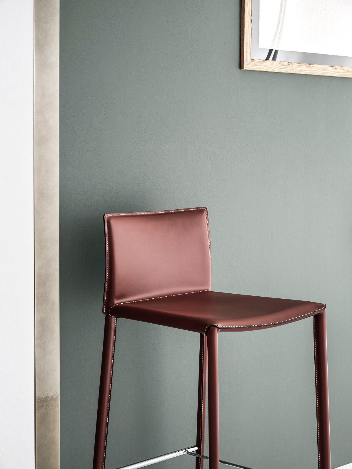 Высокий кожаный стул Bontempi Casa Linda ARCH-00100394 - Вид №2