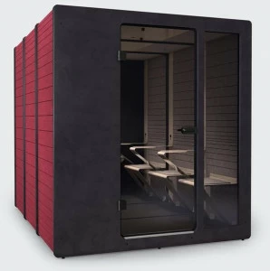 IMPACT ACOUSTIC® Акустическая офисная будка из переработанного пластика со встроенным освещением для встреч  961.14.442.000.00