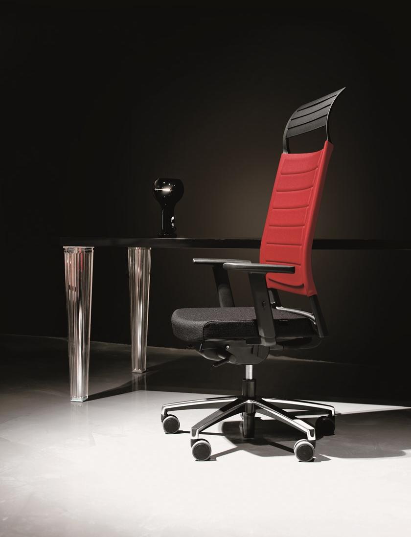 VAGHI Откидывающееся офисное кресло из ткани с подголовником Expo light Iqpk/ixsk - Вид №3