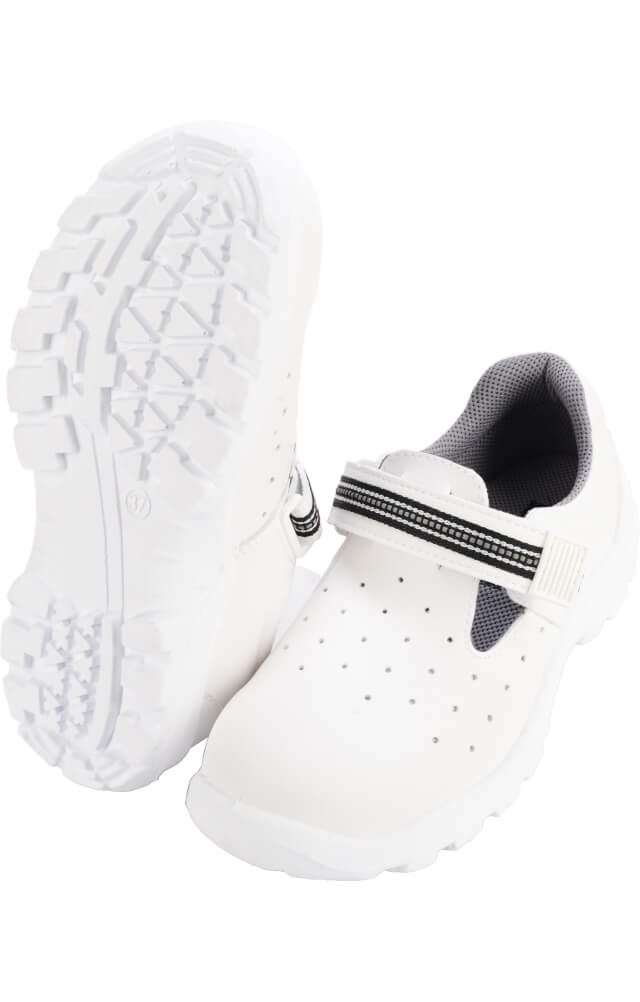 5030261 Сандалии "Weiß" белые c металлическим подноском  Спецобувь с металлическим и композитным подноском  размер 44 Спецодежда 