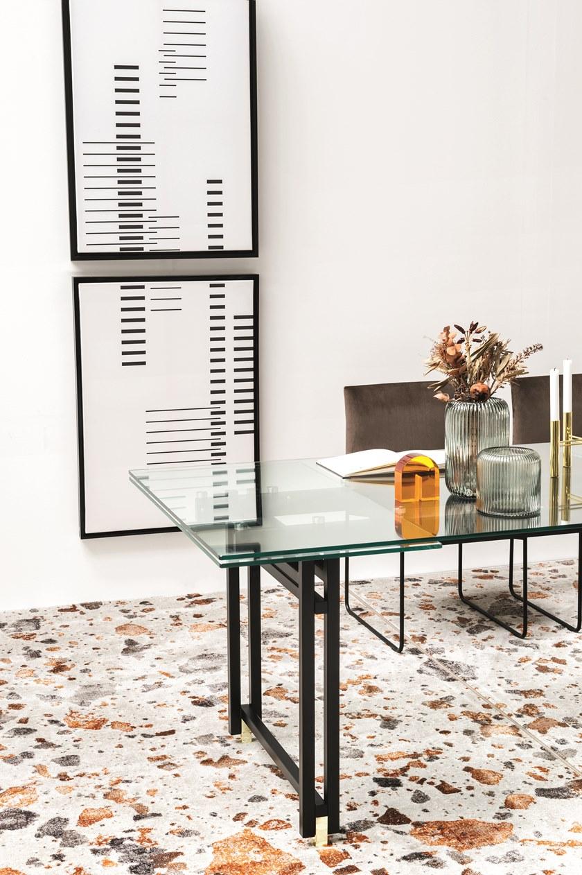 Calligaris Раздвижной прямоугольный стеклянный стол  Cs4119-r 180  - Вид №5