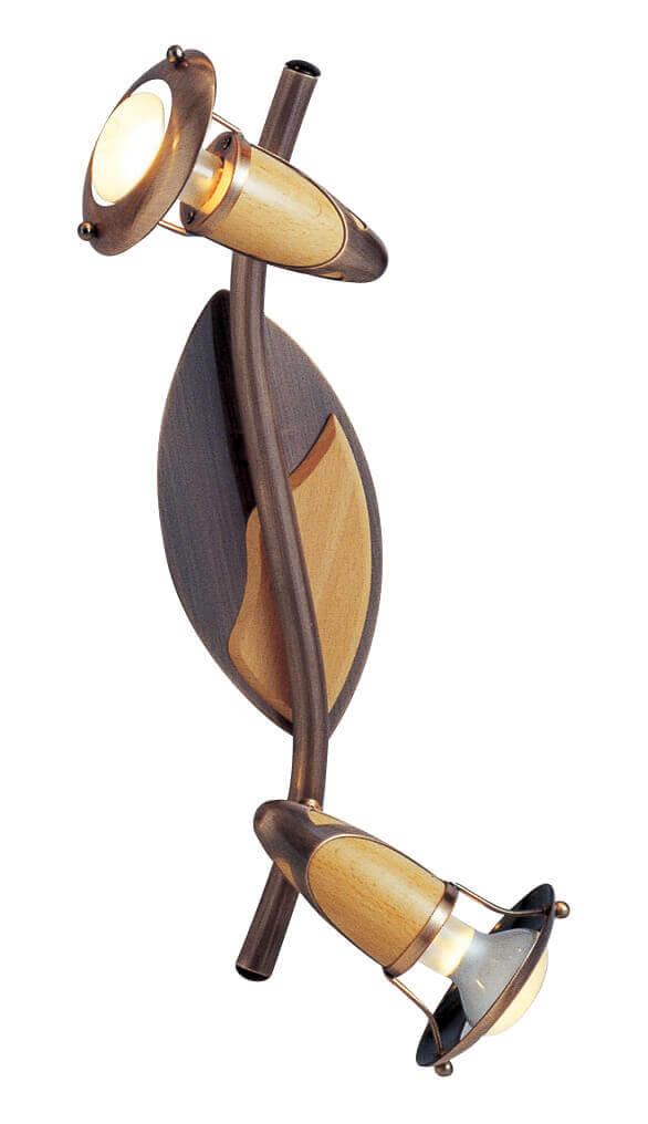 Спот настенный коричневый Globo Lord 5436-2 GLOBO LORD 00-3926113 Коричневый Ceramica Globo - Вид №1