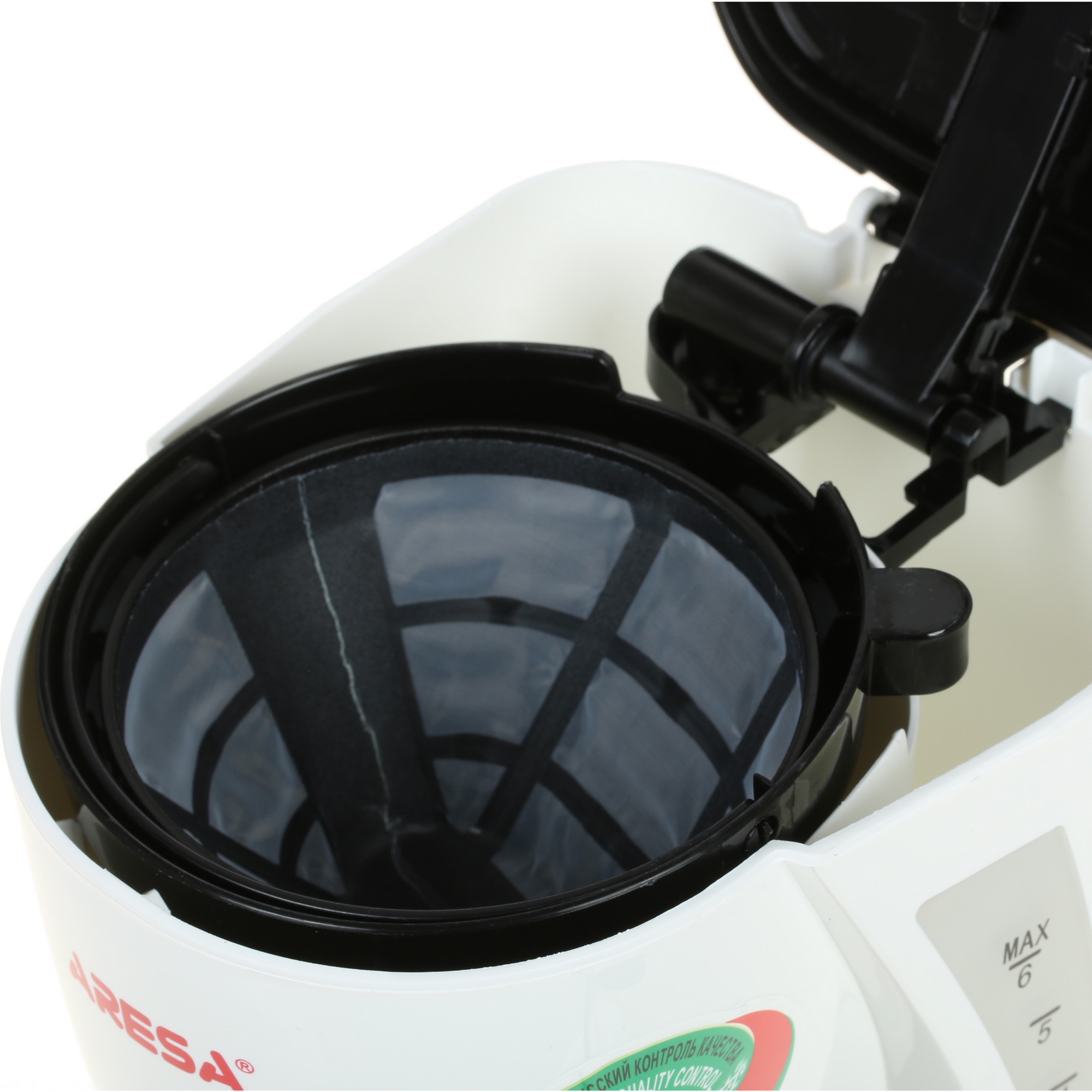 8111684 Кофеварка капельная Aresa AR-1609 белый STDN-0030777 - Вид №7