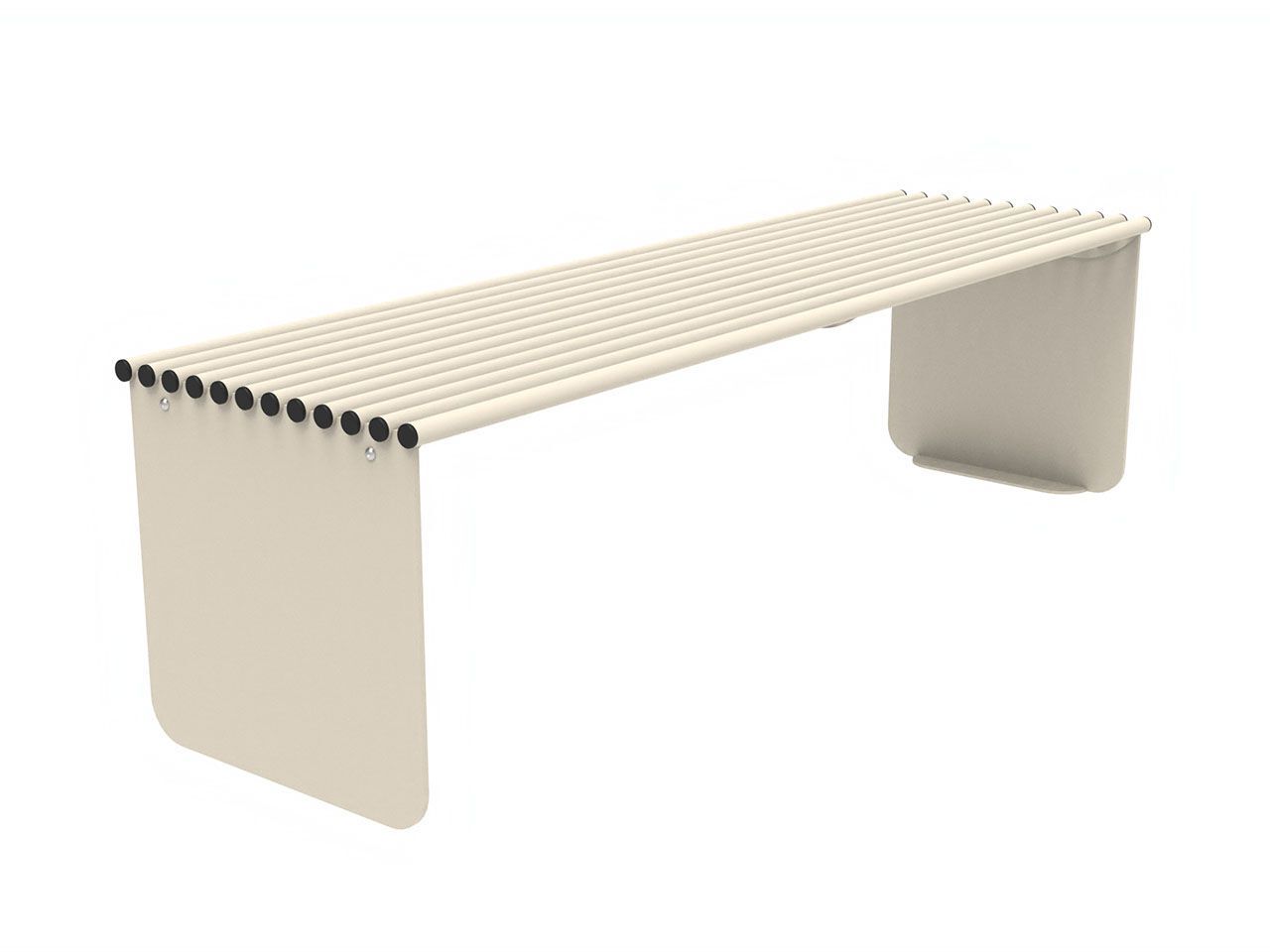 Скамейка из листового металла и труб Lazzari весна ARCH-00019520