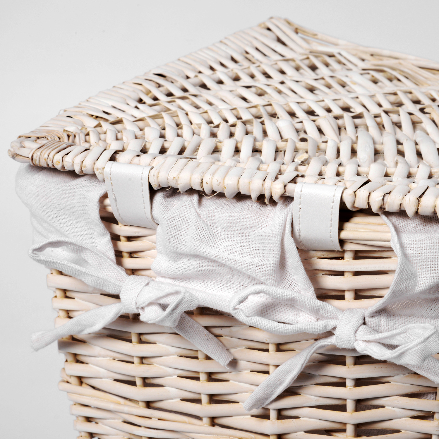 WB-560-M Vils Плетеная корзина для белья с крышкой WasserKRAFT  - Вид №4