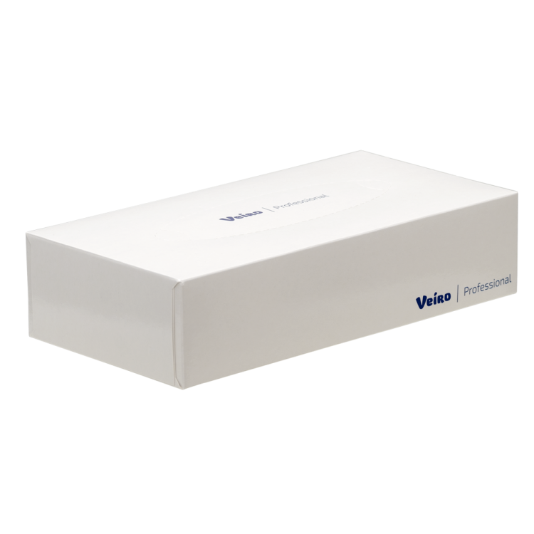 N302 Veiro Салфетки косметические для лица Veiro Professional Premium N302 2-слойные 25 пачек по 100 листов белый 