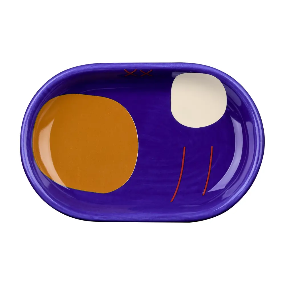 Мыльница Moroshka Kira 945-311-01 керамика цвет синий желтый белый оранжевый STLM-2099618