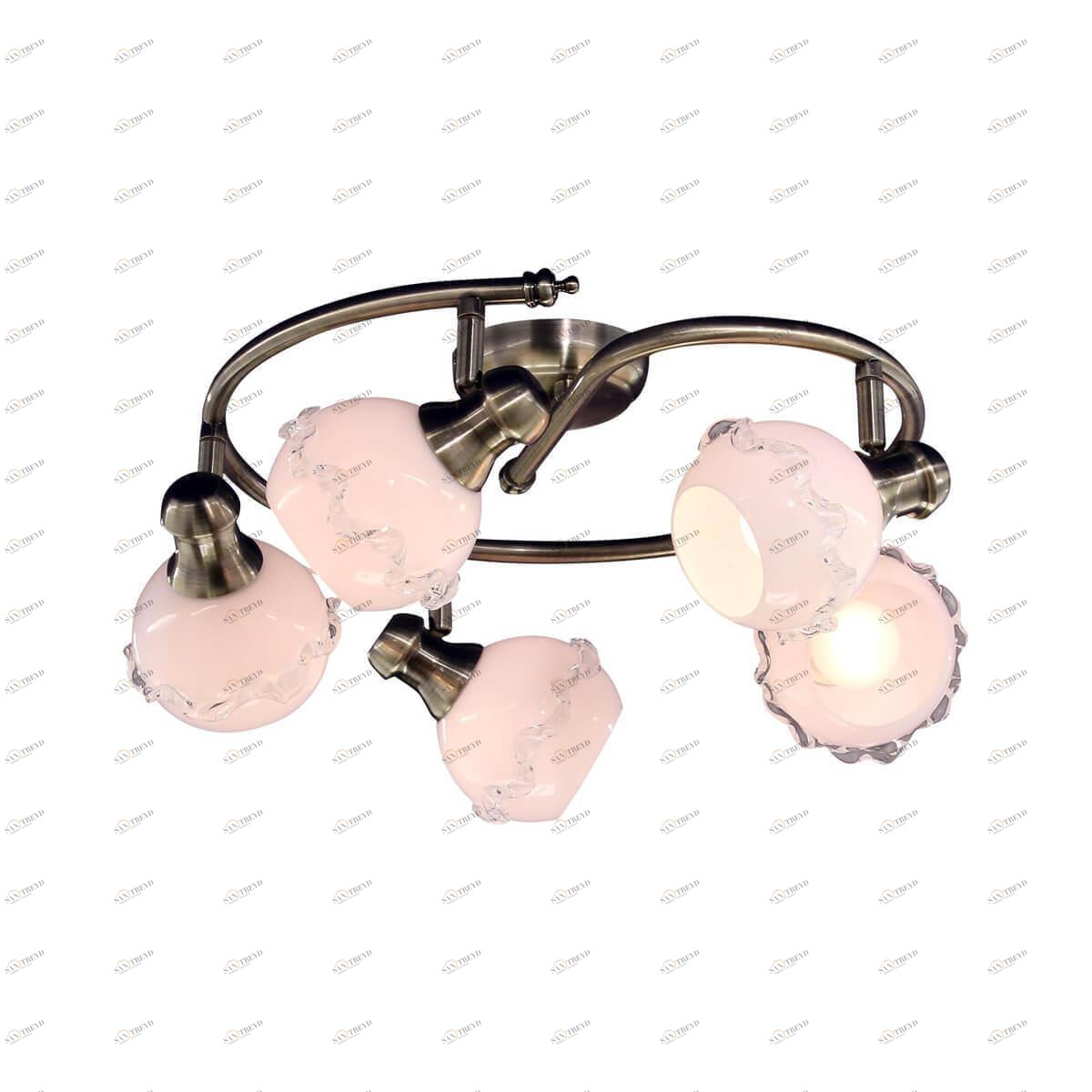 Спот потолочный на 5 ламп белый "Кампана" CL540551 CITILUX КАМПАНА 00-3924000 Белый 