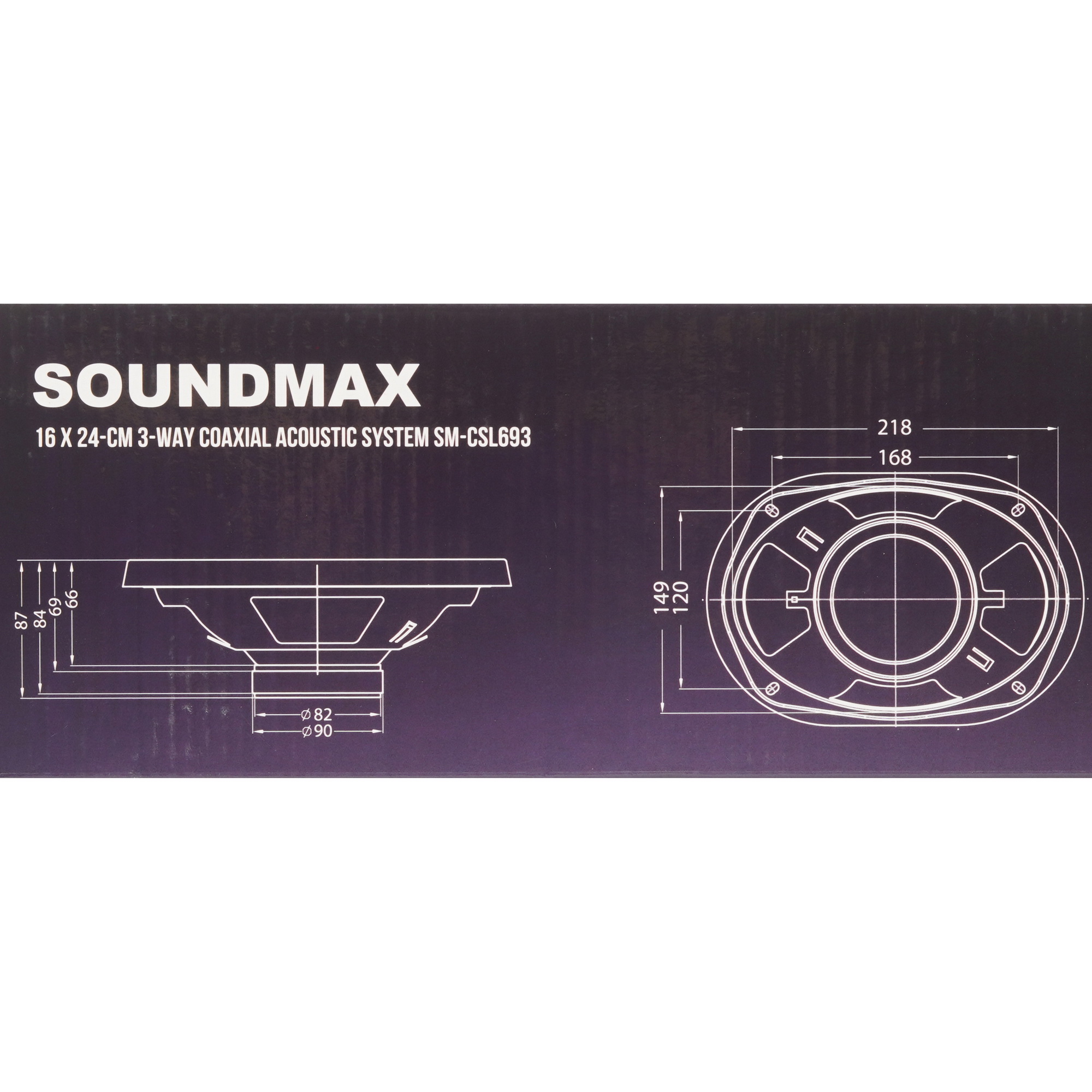 5332655 Коаксиальная акустическая система Soundmax SM-CSL693 STDN-0113363 - Вид №5