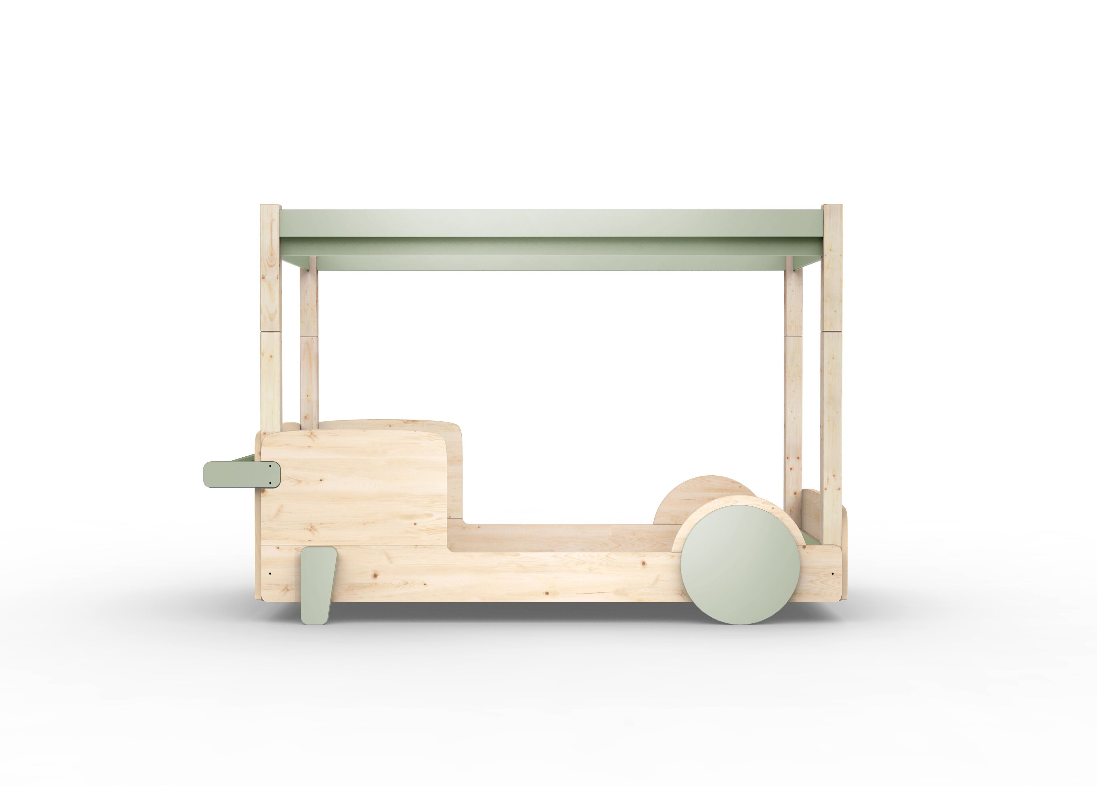 Деревянная односпальная кровать с балдахином Mathy by Bols ARCH-00085571 - Вид №26