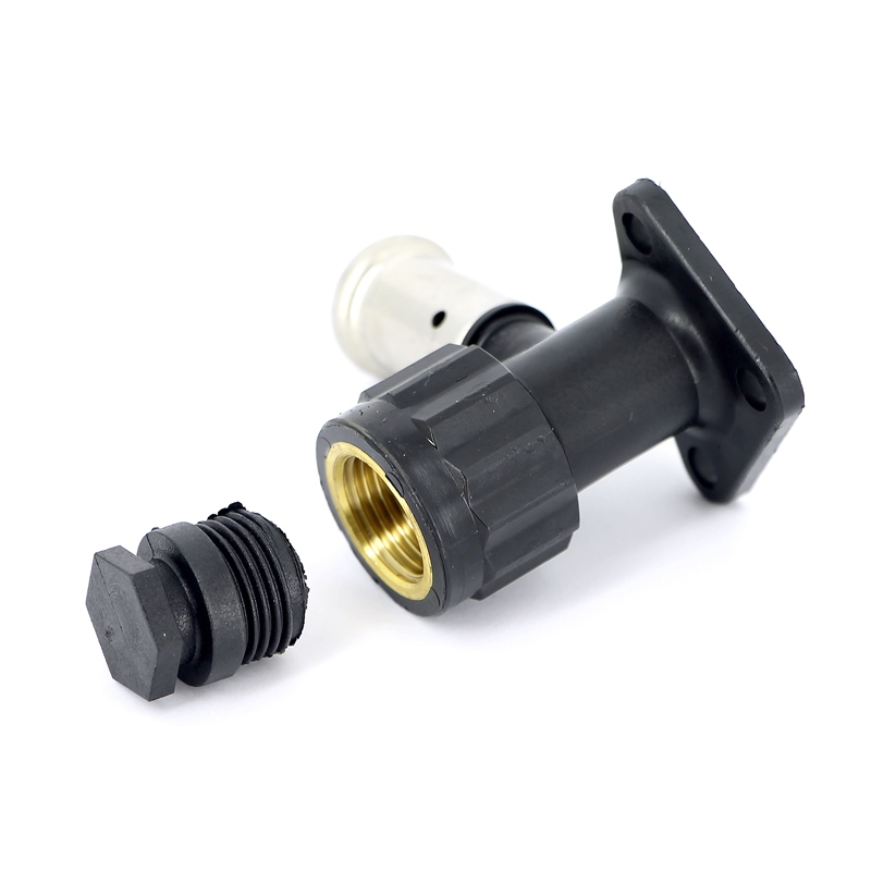 Водорозетка пресс-В PVDF с заглушкой HENCO 16x1/2" 2PK1604BP