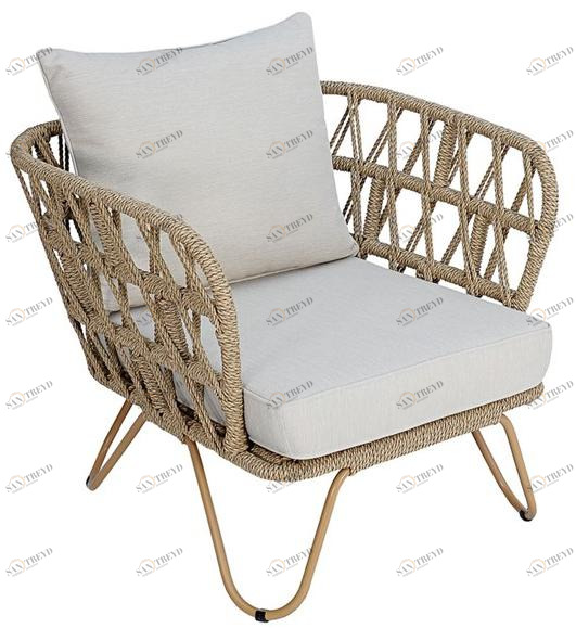 cbdesign Садовое кресло из синтетического волокна с подлокотниками Rio N723n1