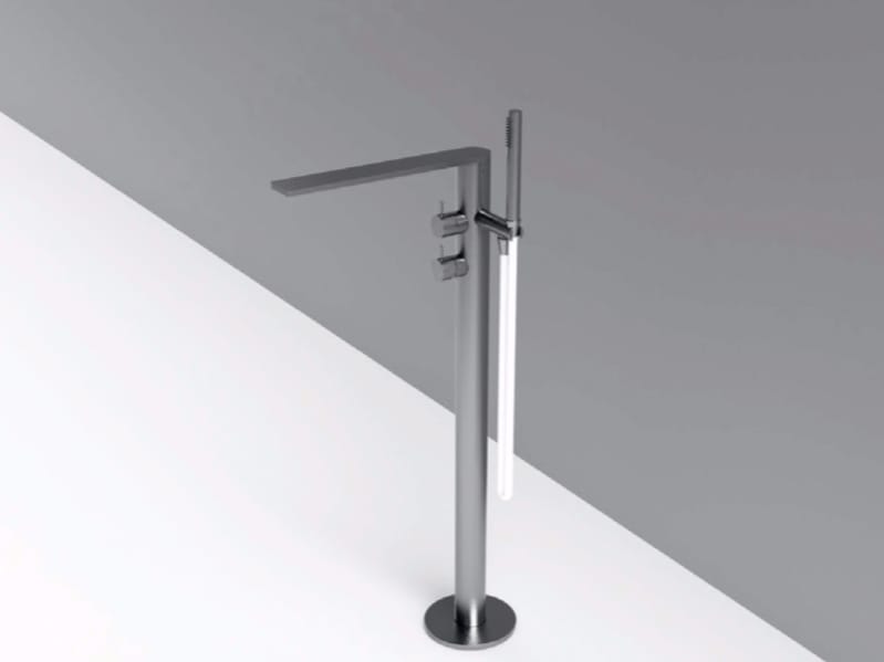 Смеситель для ванны из нержавеющей стали с ручным душем Rexa MAE ARCH-00105544