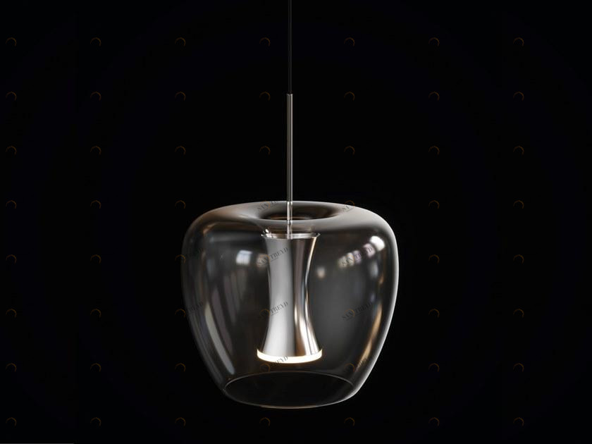 Quasar Светодиодный подвесной светильник из алюминия и стекла Apple mood sun-id-1440217