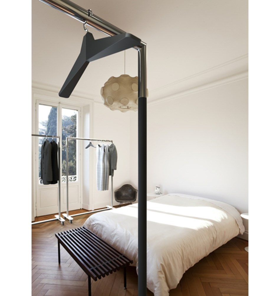 FROST Вешалка 2 "ТРУБКА" » полированная. Нержавеющая сталь Полированный O1135  - Вид №2