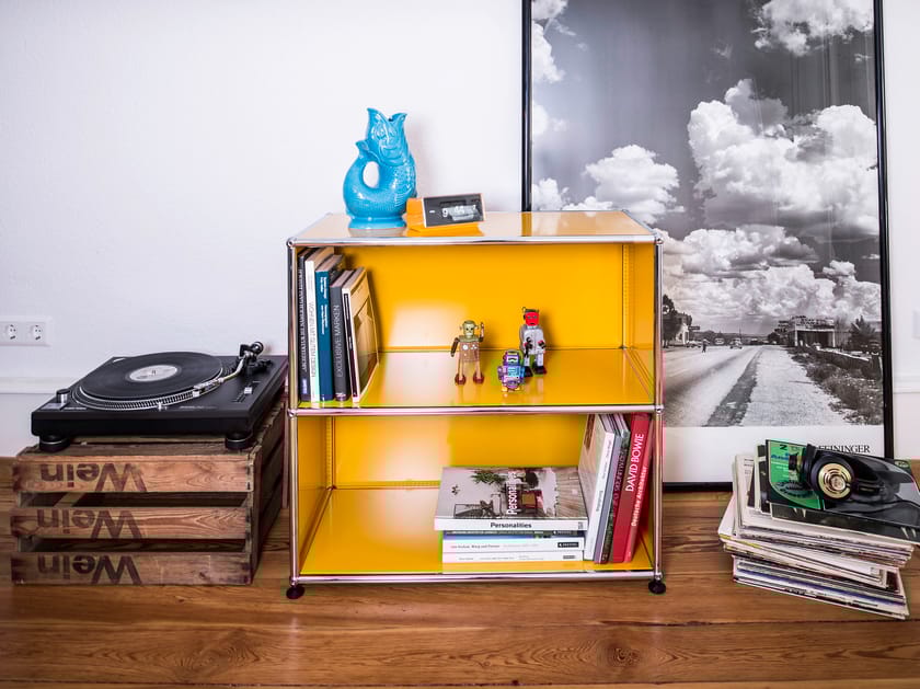 Книжный шкаф из нержавеющей стали USM USM Haller System ARCH-00054565