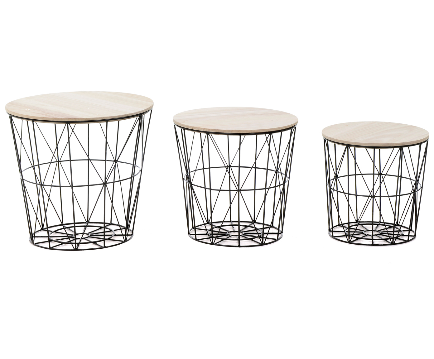 3850964.0001 корзина, набор 3шт TO4ROOMS 