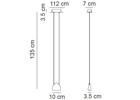 Металлический светодиодный подвесной светильник Alma light Led Oval ARCH-00024114 - Вид №6