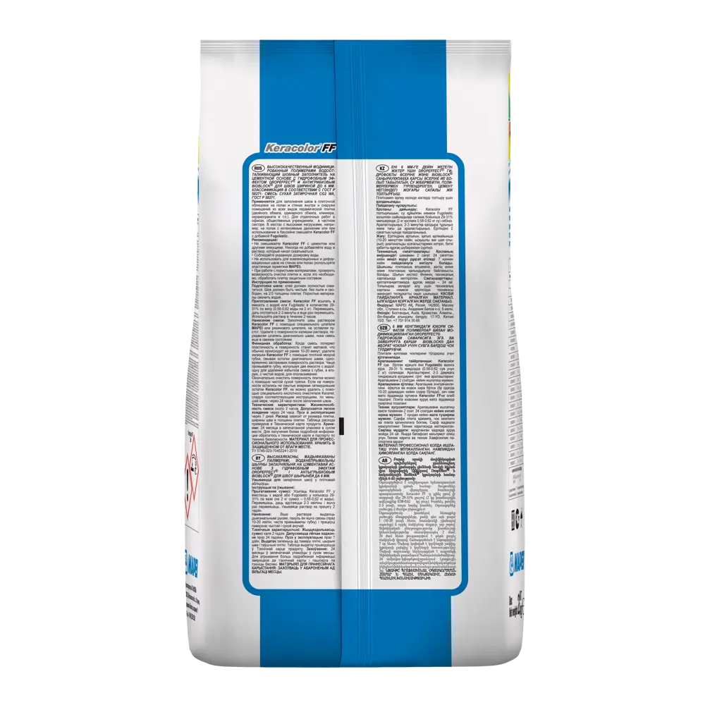 Затирка цементная MAPEI Keracolor FF 130 Жасмин для плитки и мозаики 81981436 STLM-0016527 - Вид №3