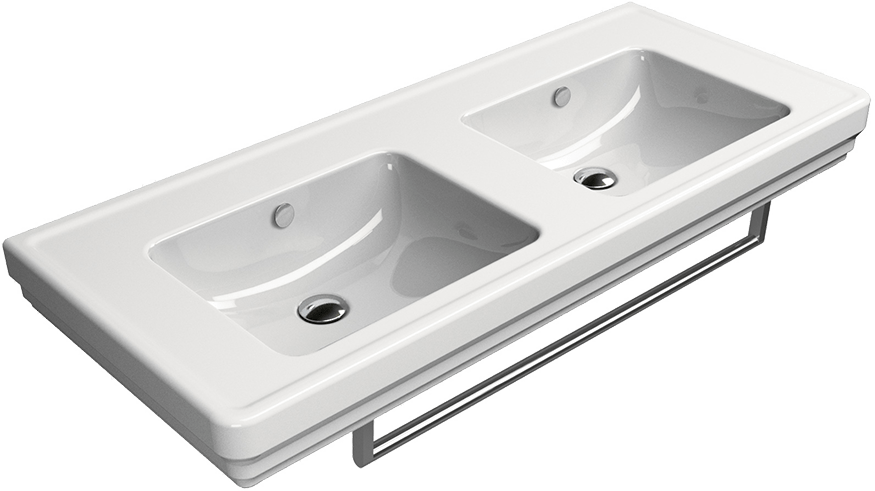 8725111 Подвесная раковина настенная овальная GSI ceramica Classic белая - Вид №2