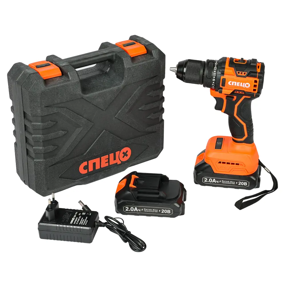 Аккумуляторная дрель-шуруповерт Спец БДА-18-Б с бесщеточным двигателем 89392876 STLM-1576209 - Вид №1